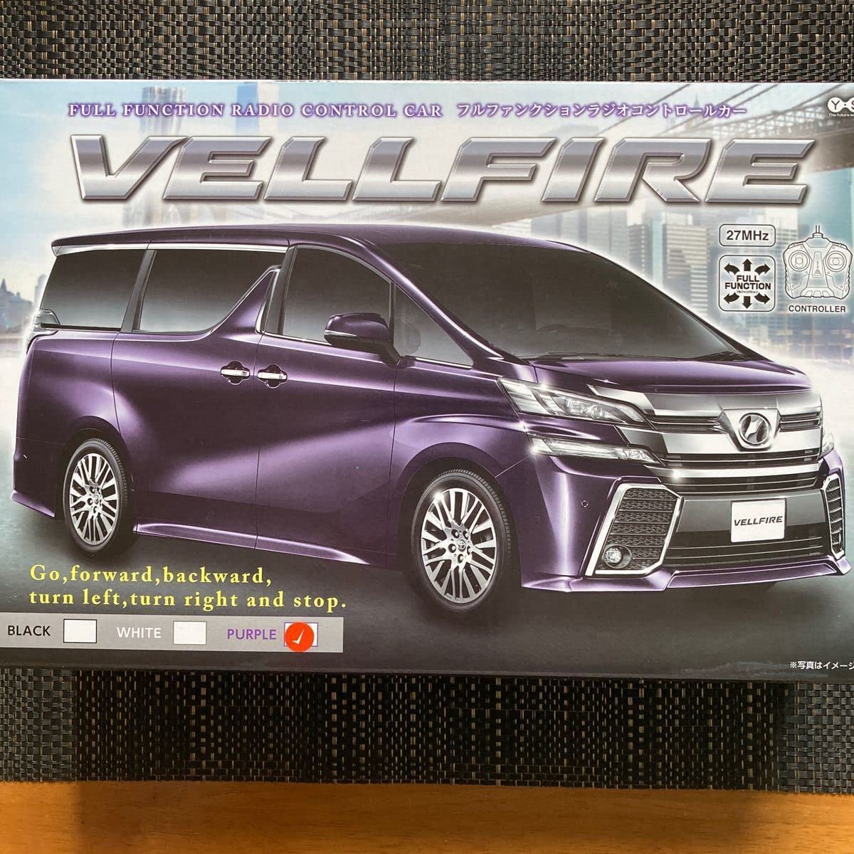Amazon.co.jp: TOYOTA VELLFIRE ラジコンカー 紫 : おもちゃ